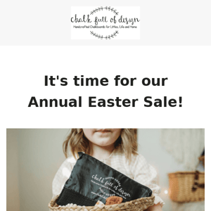 🐰 Save On Easter Basket Essentials! 🐰 - Chalk Full of Design