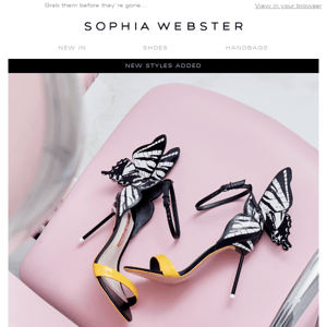 Sophia Webster, here's our top picks with 30% off! 🙌