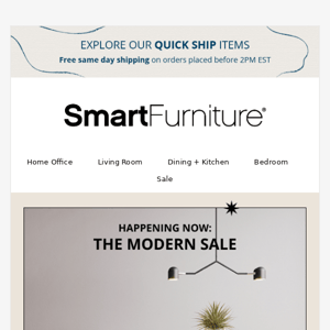 Shop the Smart Furniture Modern Home Sale!