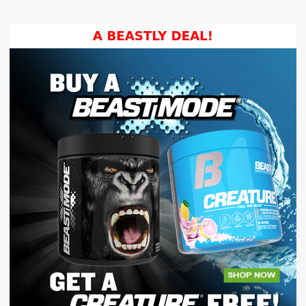 🔥 Beastly Deal Is Back - Get Creature FREE!