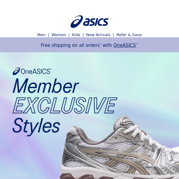 Members-only: Exclusive March OneASICS™ styles are here. - ASICS America