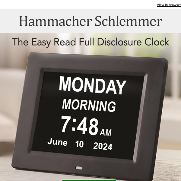 The Easy Read Full Disclosure Clock