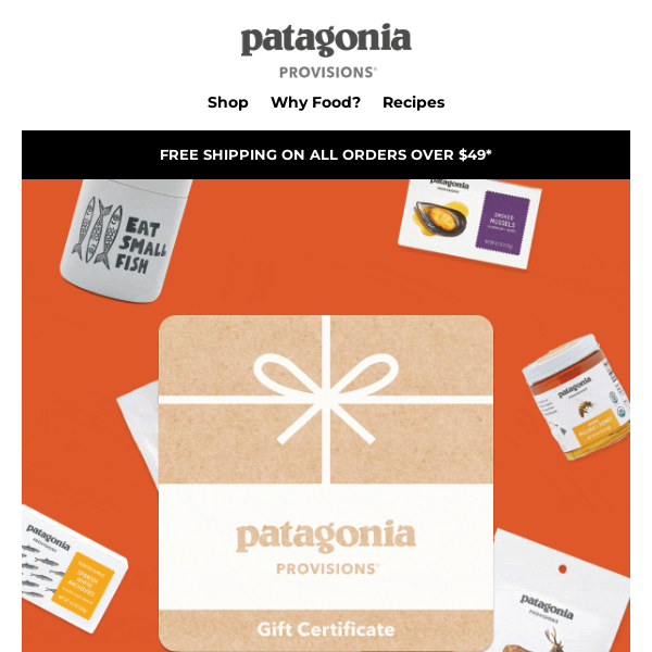 Gift cards for your favorite foodies