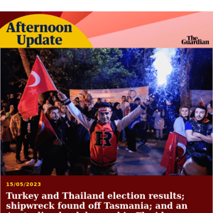 Erdoğan's rule challenged at election | Afternoon Update from Guardian Australia