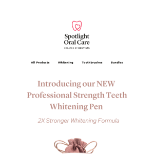 NEW at Ulta: Our TikTok Viral Teeth Whitening Pen now eve stronger 🤩