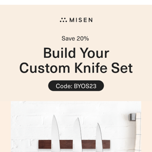 Over 30,000 Knife Combinations Await