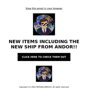 NEW ITEMS! INCLUDING LUTHEN’S NEW SHIP!