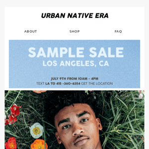 SAMPLE SALE - LOS ANGELES