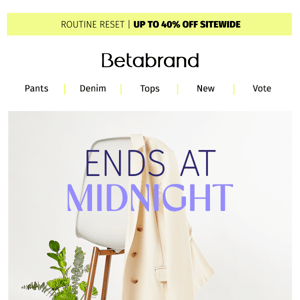 Ends Tonight | 40% Off