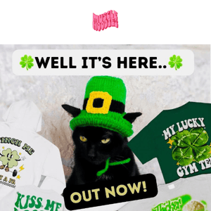 JUST DROPPED! ST.PADDY GYM COLLECTION!