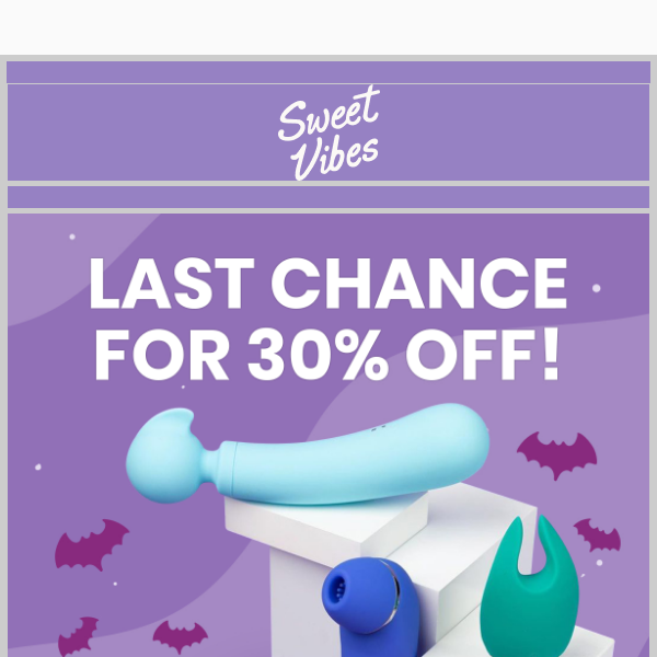 Last chance for 30% off!