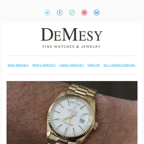 Exquisite Rolex President Day-Date Men's 18K Yellow Gold Watch - Now  Available at Demesy! - DeMesy &