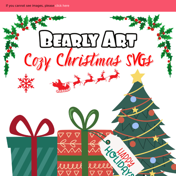 Free Cozy Christmas SVGs