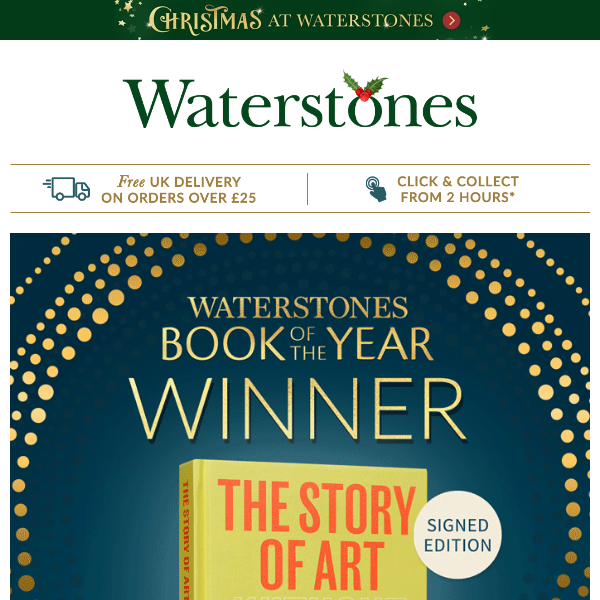 The Waterstones Book Of The Year Is...