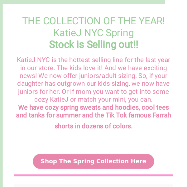 New KatieJ NYC - #1 Tween Brand