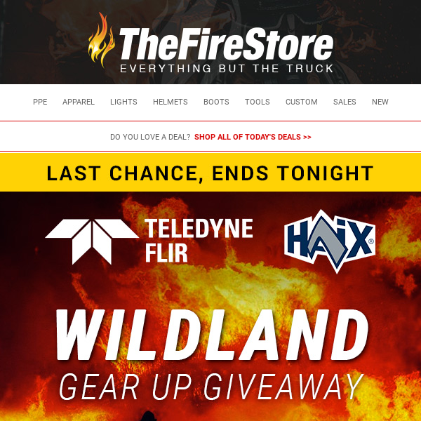 Ends Today! Wildland Gear Up Giveaway