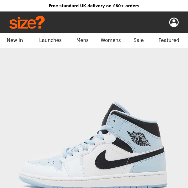 Air Jordan 1 Mid SE 'Ice Blue' - now available - Size?