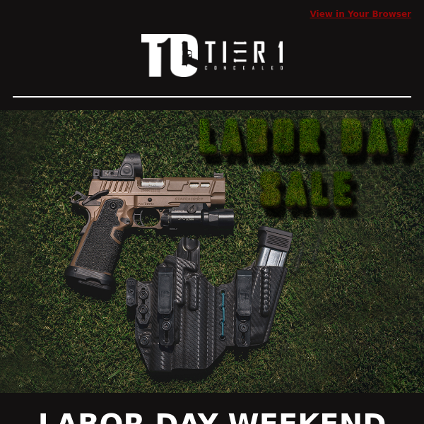 Labor Day Sale? Why not?!