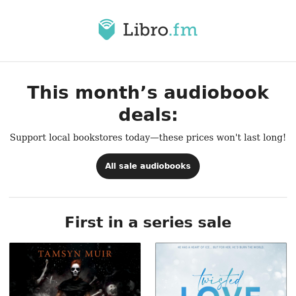 March sale audiobooks 🗓️