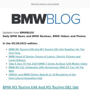 Posts from BMWBLOG for 05/28/2023