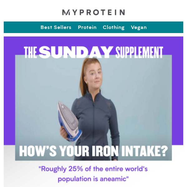 How is your iron intake?