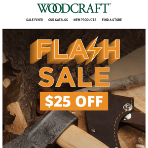 $25 Off Hunter's Hatchet—Today's Flash Deal