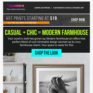 Meet modern farmhouse art