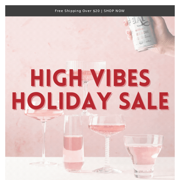 High Vibes for the Holidays: 20% Off 🎁