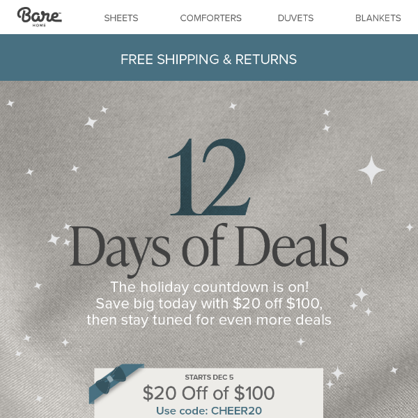 Still shopping? Here's $20 off to wrap up your list