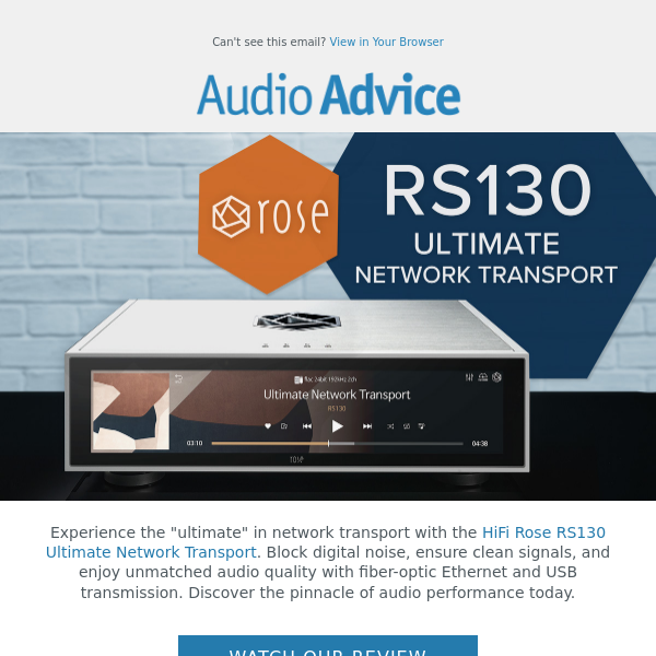 HiFi Rose RS130: The Ultimate Network Transport
