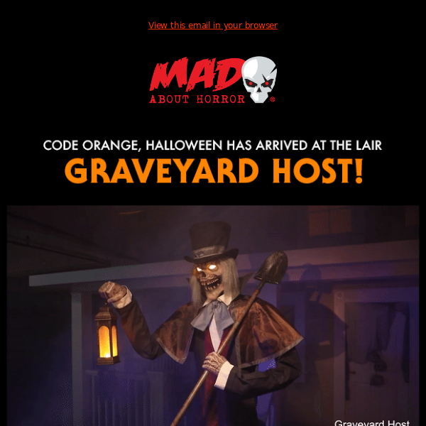 🎃CODE ORANGE!🎃 THE GRAVEYARD HOST IS COMING… 👻