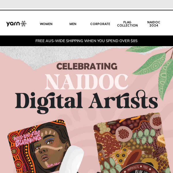Tees & Totes from NAIDOC Digital Collection❗