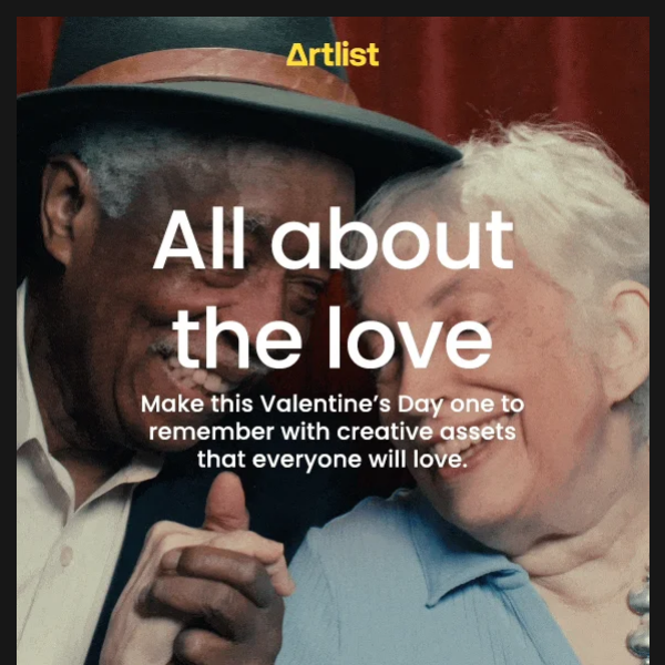 Artlist.io, create your most romantic Valentine’s Day videos ever