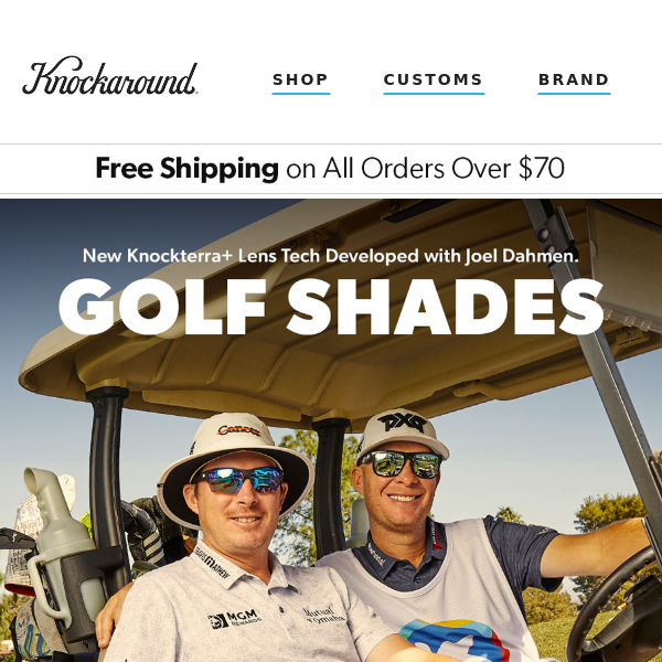The sunglasses designed with PGA pro Joel Dahmen