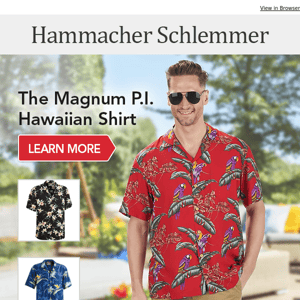 The Magnum P.I. Hawaiian Shirt