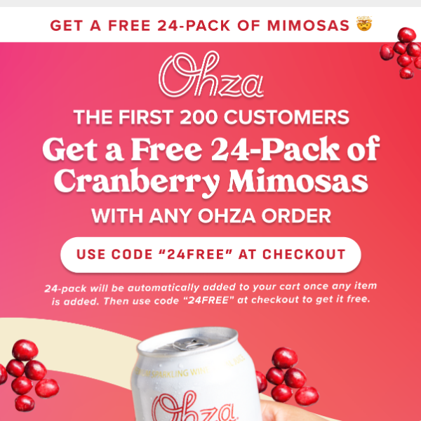 Act Fast & Get A Free 24-Pack 🤯