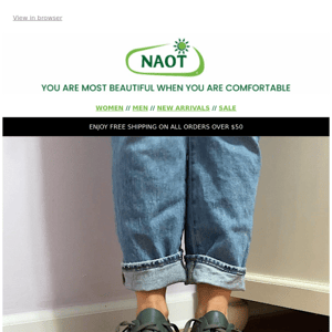 Shop Comfortable & Stylish Footwear This Fall with Free Shipping Over $50 at Naot!