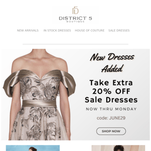 New Sale Dresses Just Added