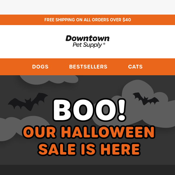 BOO! Our Halloween Sale is here 👻