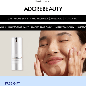 Free skincare gift inside* | Limited time only