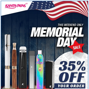 Our Memorial Day Sale Starts Now