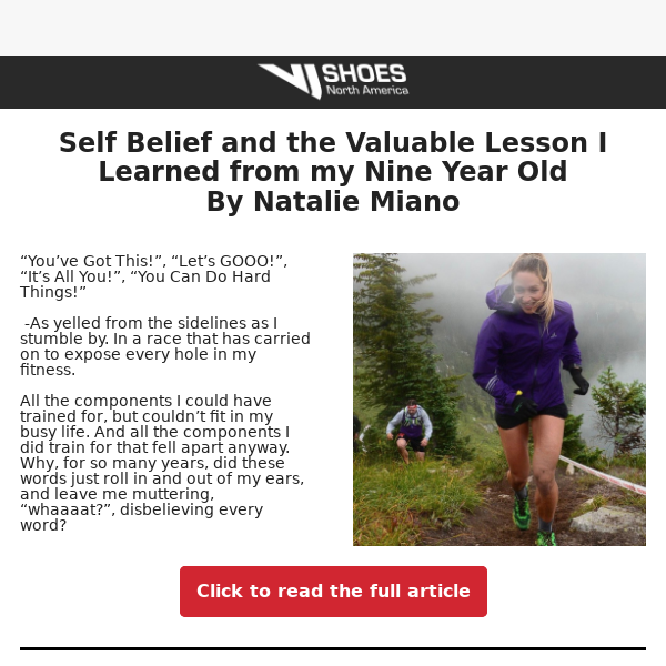 Self Belief and the Valuable Lesson I Learned from my Nine Year Old