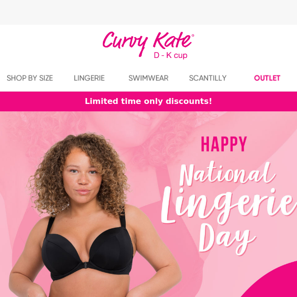Don't miss out on National Lingerie Day discounts! - Curvy Kate