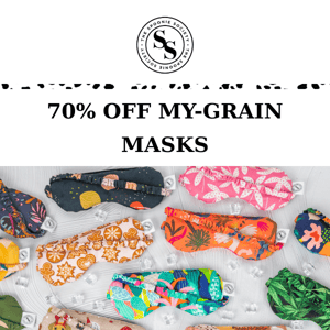 🥳 70% OFF MY-GRAIN MASKS 🥳