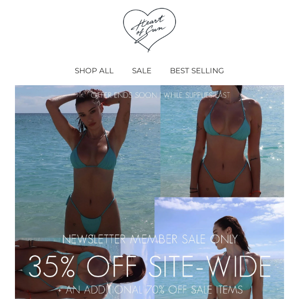 ATTN: 35% off site-wide, just for you | Biggest sale of the year