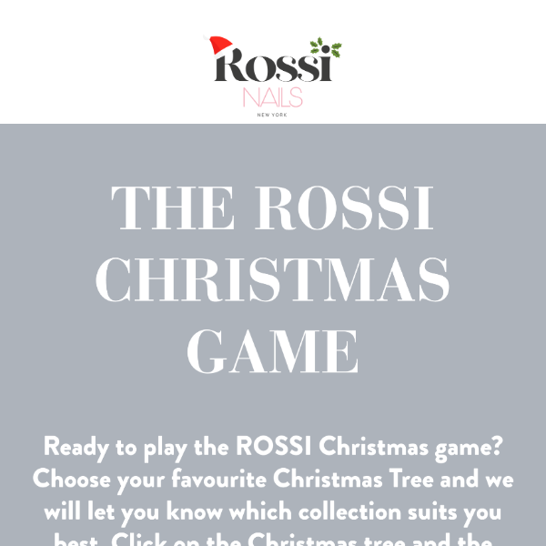 🎄The ROSSI Christmas Tree Game🎅