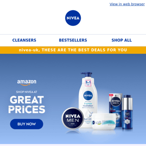 Your NIVEA favourites at a great price 💙