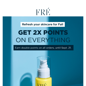 Earn 2X the Points on Every Purchase 💪🏽