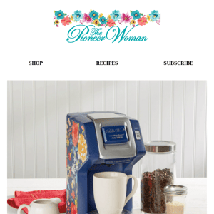 Pioneer woman single serve coffee online maker