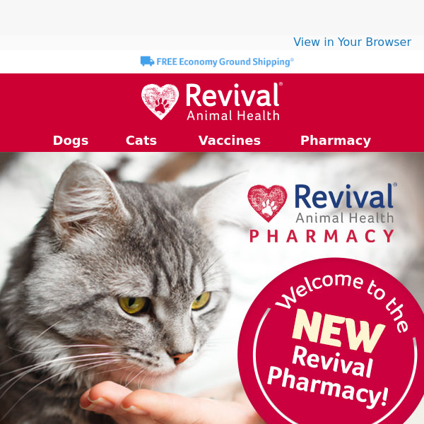 Your Favorite Pharmacy Just Got Better! - Revival Animal Health